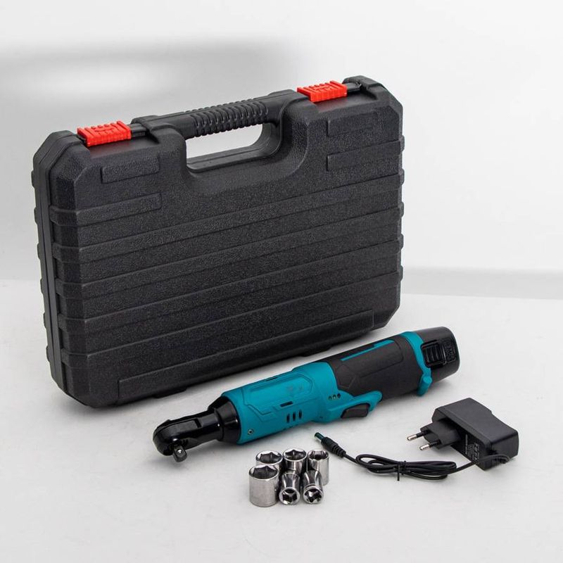 Professional 12V Lithium-Ion Cordless Ratchet Wrench – 1/2 Inch Drive, 57 Nm Torque, Lightweight & Ergonomic For Auto Repair & DIY_voghion.com