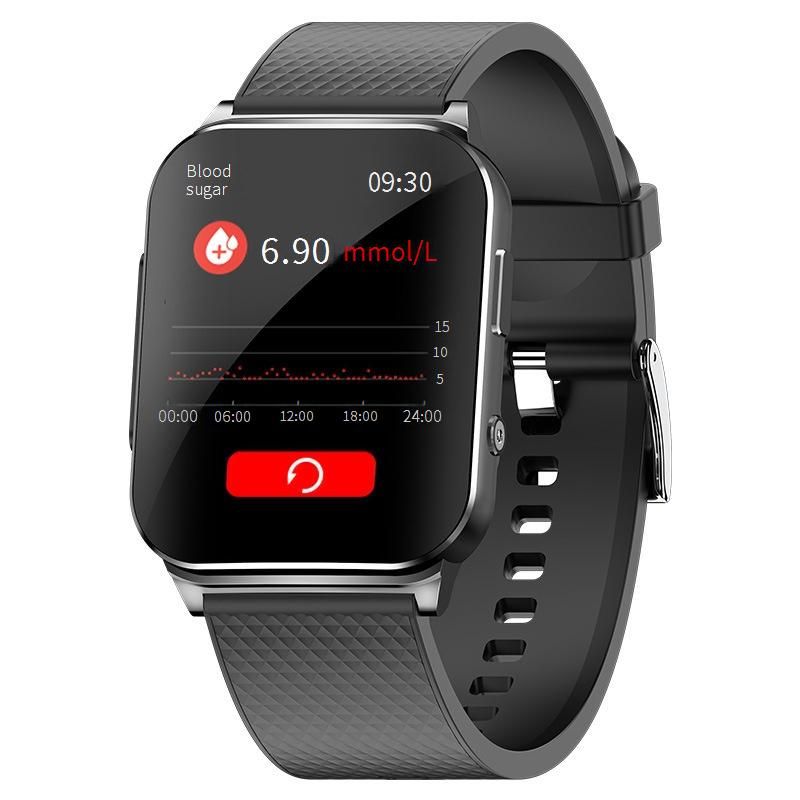Smart Watch With ECG, Heart Rate, Blood Pressure, Body Temperature, Step Counter, Weather Alerts, Fitness Tracker For Men_voghion.com