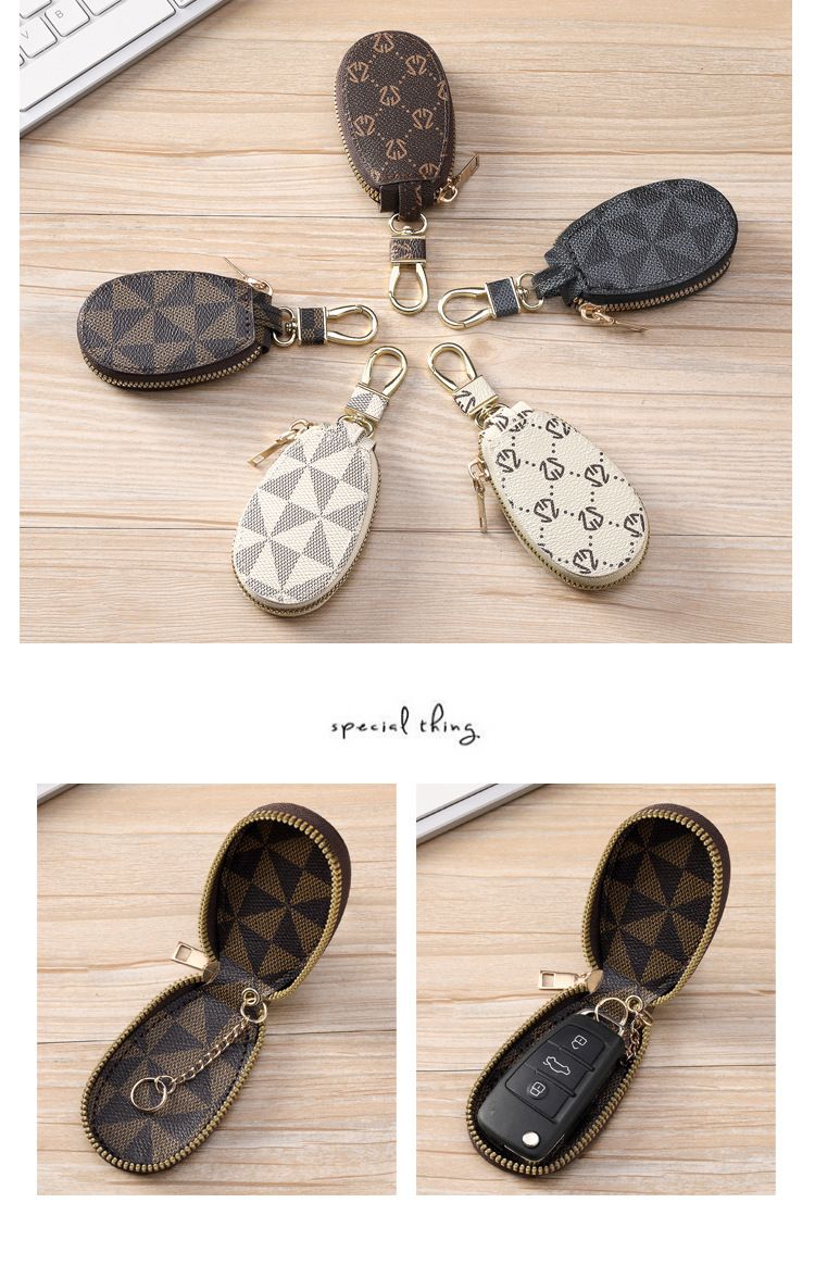 Key Bag Women Cute Multifunctional Mini Simple Large Capacity Men's Zipper Home Car Key Chain_voghion.com