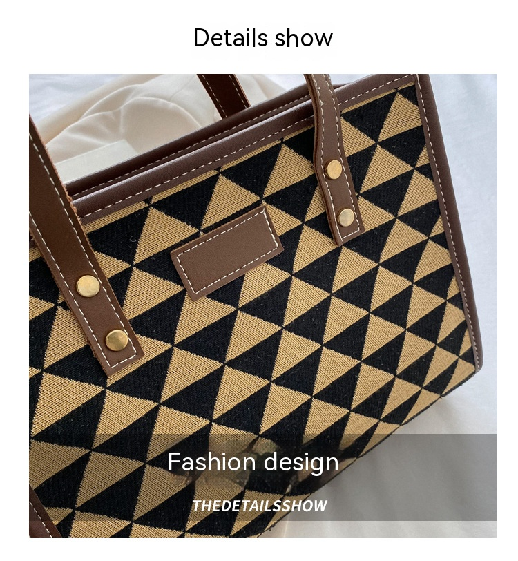 Herbst und Winter Große Kapazität Taschen 2023 Neue frauen Taschen Mode Pendler Schulter Taschen Casual Persönlichkeit College Student Tragetaschen_voghion.com