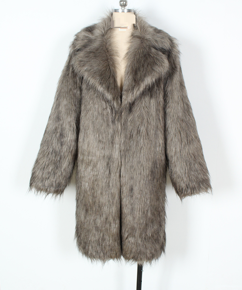 Damenbekleidung F0800 Damen Pelzjacke_voghion.com