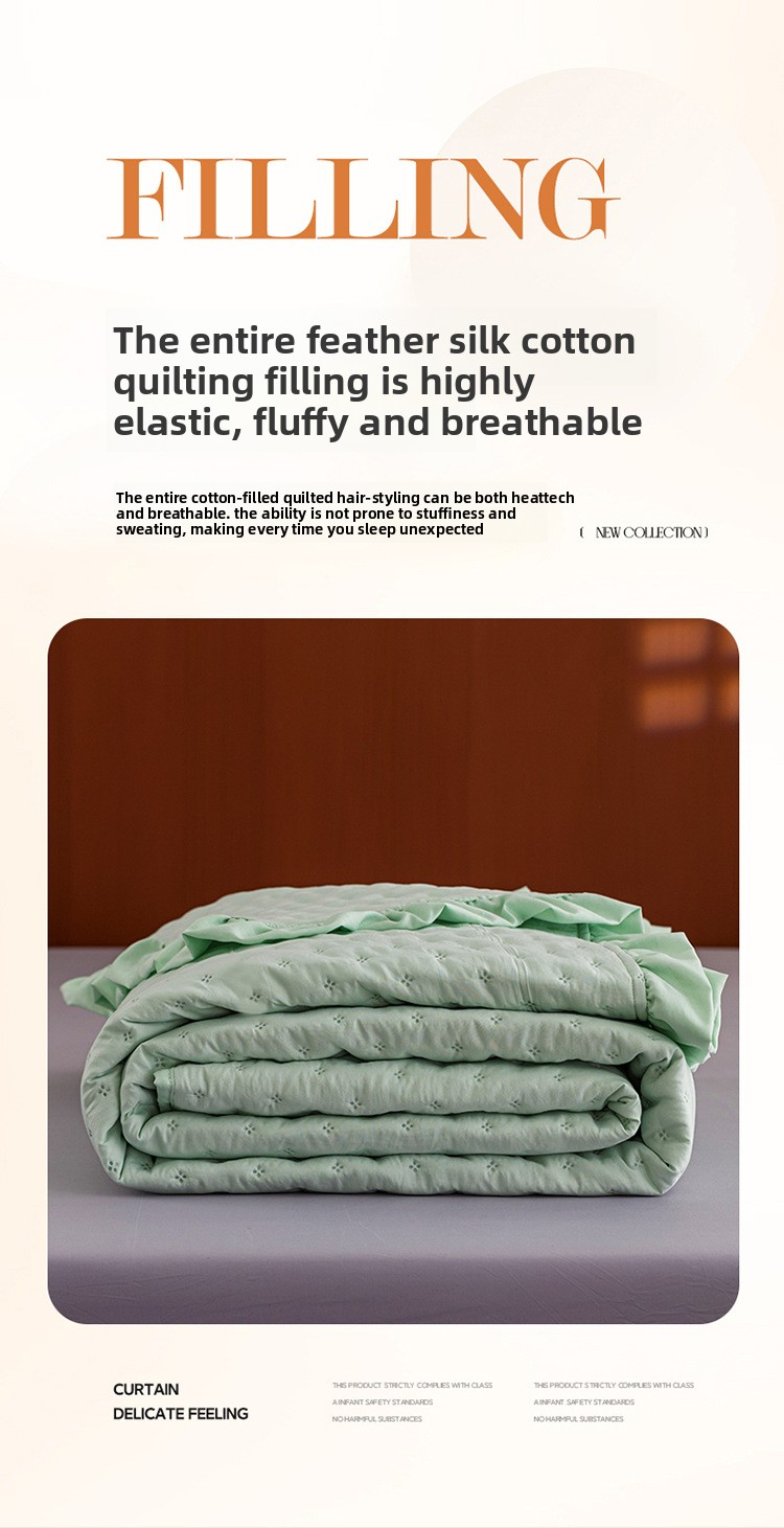 Premium Ruffled Quilted Bedspread Set - 3 Piece Multi-Functional Summer Weight Bedding With Machine Washable Cover_voghion.com