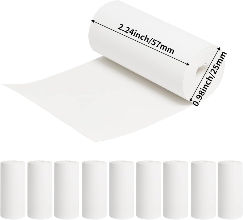 BPA-freie Thermopapierrollen – 57 mm (300 Rollen) – umweltfreundlich und sicher für empfindliche Haut_voghion.com