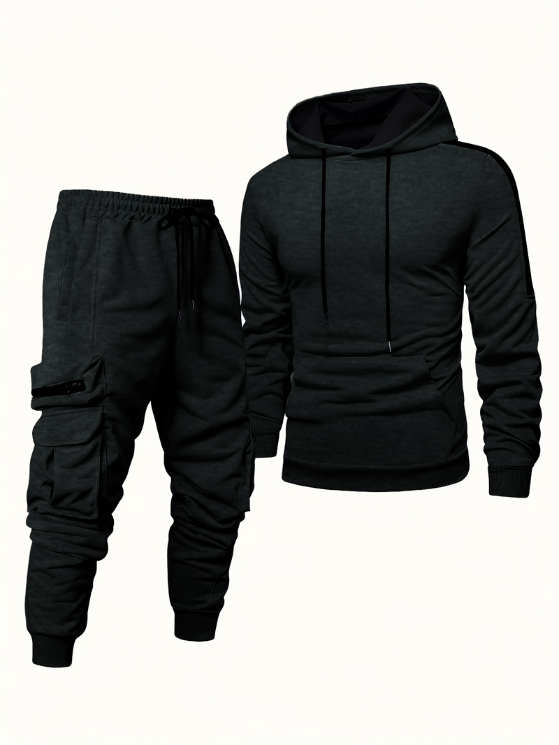 Lässiges Sportbekleidungsset für Herren im Herbst – Leichter Komfort mit modernem, sportlichem Styling_voghion.com