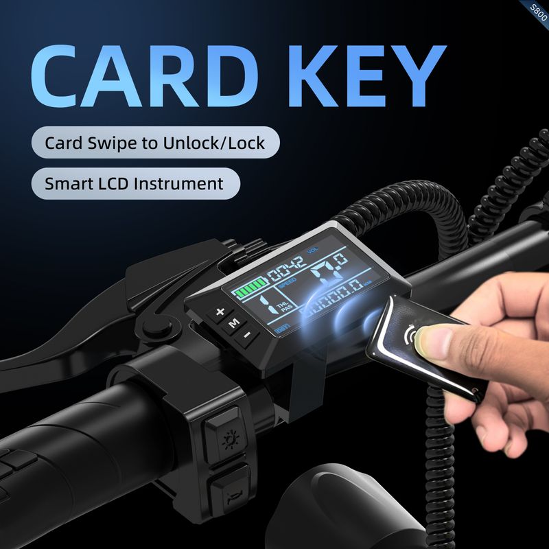 Aairsk S800 Electric Bike For Adults, 36V 13Ah Battery, Smart Card Lock_voghion.com