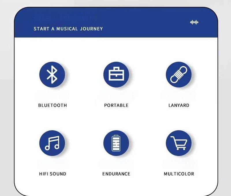 Głośnik Bluetooth SH309 z tkaniny, kolorowe oświetlenie, mała bateria, nowy dźwięk, jazda na świeżym powietrzu, sport_voghion.com