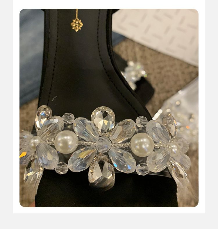 Sandali con cinturino singolo per piedi larghi di grandi dimensioni da donna 2025, nuova moda primavera ed estate, squisita per il tempo libero_voghion.com