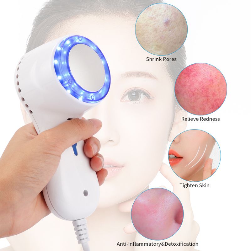 LED-gezichtsverzorgingsapparaat Koude hamer Ultrasone cryotherapie Facelift-massageapparaat Huidverjonging Rimpelverwijdering verstevigen_voghion.com