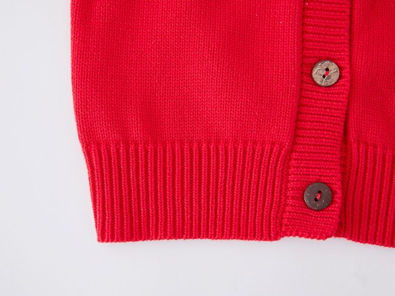 Mutter & Kinder – Handgefertigter bestickter Kinder-Cardigan aus weicher Baumwolle, Strickpullover für Mädchen (3–8 Jahre) – Rundhalsausschnitt, lange Ärmel, Blumenmuster_voghion.com