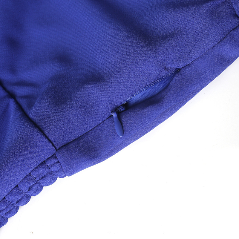 Dameskleding Moslim damesgewaad effen kleur chiffon puntige tuniekjurk Moslim Abaya_voghion.com