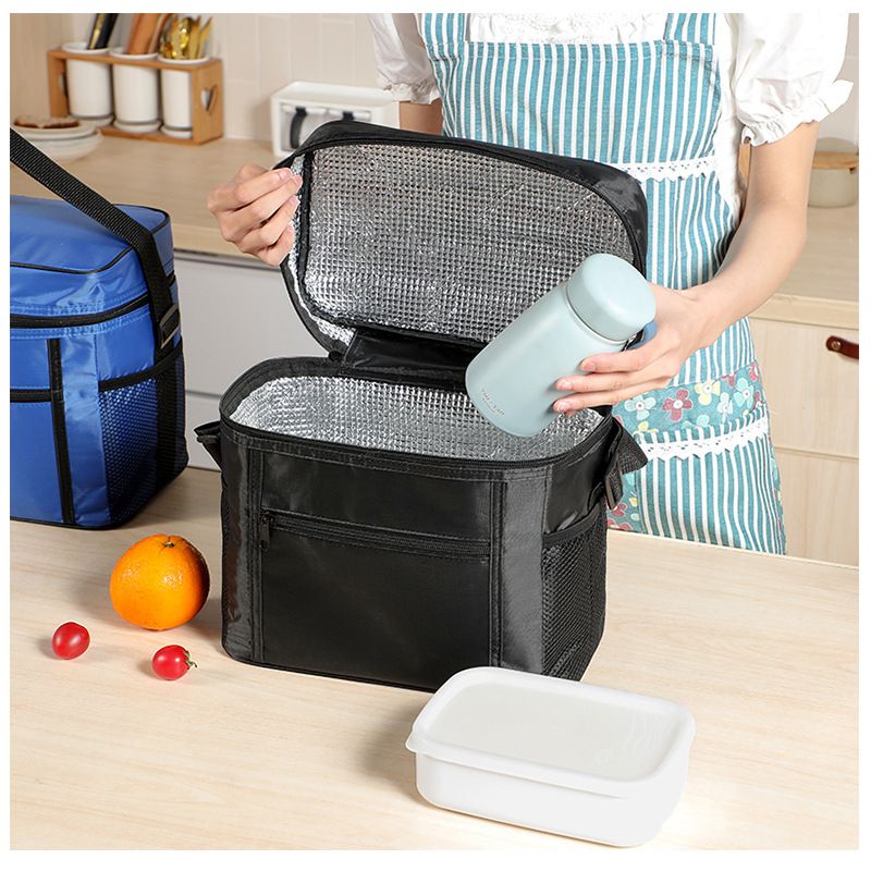 Funktionstaschen Verdicktes Oxford-Stoff-Eisbeutel-Isolierung und Kühllagerung für den Außenbereich Tragbare Lunchtasche Picknicktasche Isoliertasche mit großer Kapazität_voghion.com