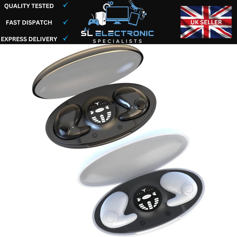 Casques sans fil Bluetooth, écouteurs intra-auriculaires, écouteurs tactiles, étanches, Royaume-Uni_voghion.com