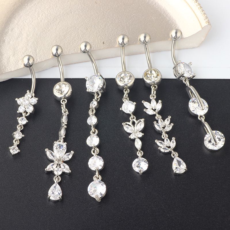 Popolare abito per anello per ombelico anello per ombelico gioielli piercing per il corpo piercing per pancia set da 6 pezzi_voghion.com