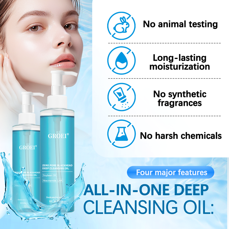 Cleansing Remover Oil Refresher Cleaning Centella Asiatica Facial Makeup Remover Moisturizing Face Extract Facial Cleanser Oil_voghion.com
