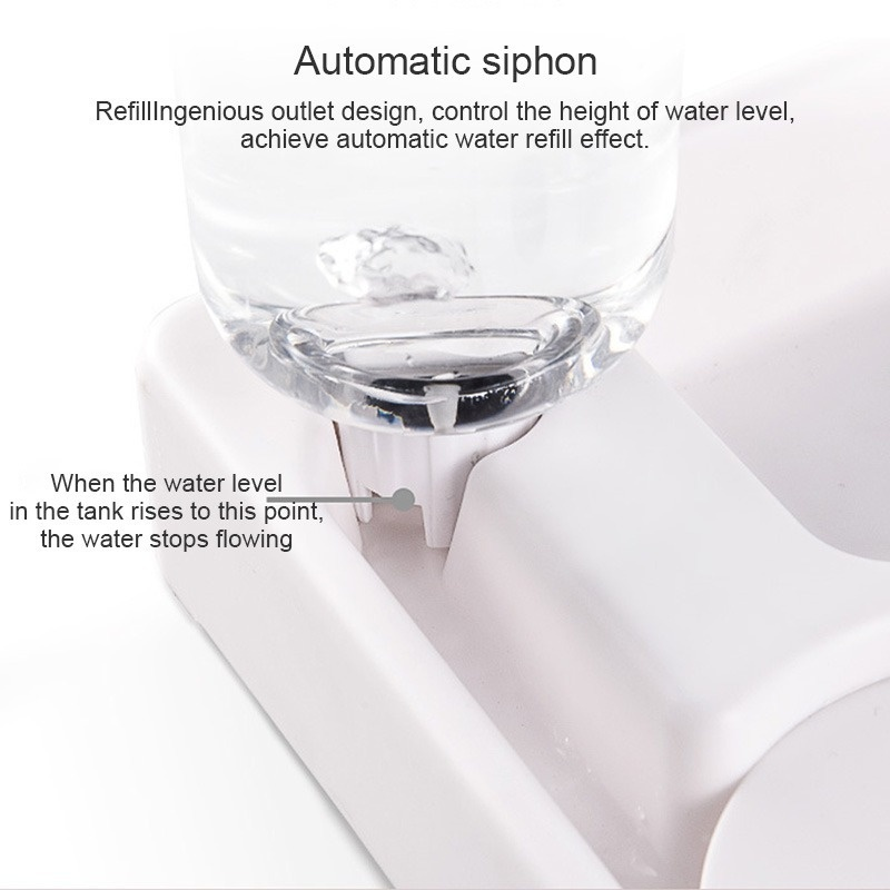 Corner Dog Bowl Pet Automatic Feeder Dog Cat Drinking Bowl For Dog Water Drinking Cat Feeding Large Capacity Dispenser Pet_voghion.com