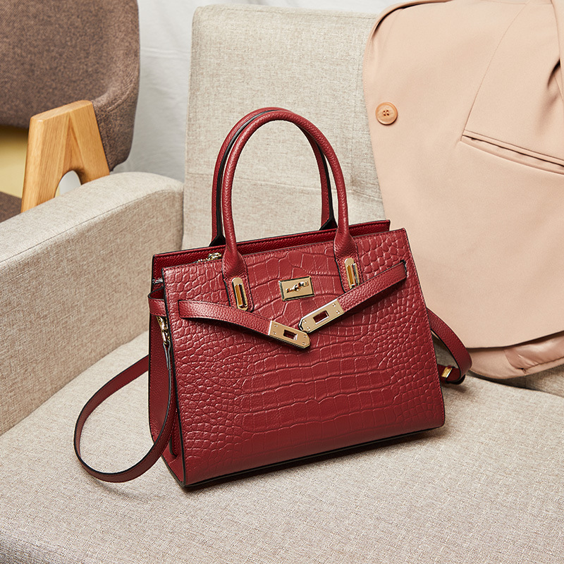 Borsa versatile da donna 2025, nuova moda estiva, grande capacità, borsa tote in vera pelle per donne di mezza età_voghion.com