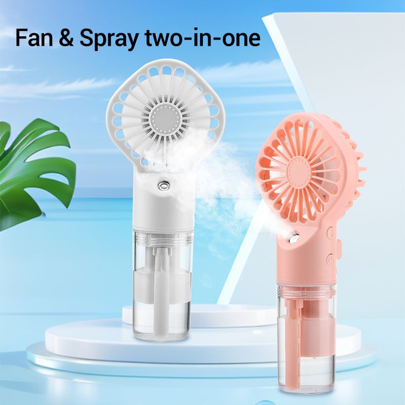 New Handheld Mini Air Conditioner USB Rechargeable Portable Mist Cooler Cooling Spray Humidifier Fan For Home Office_voghion.com
