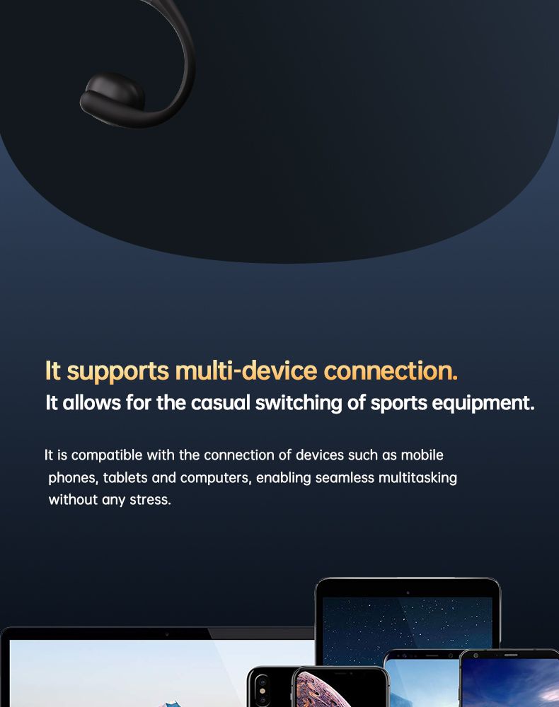 Swimming Bone Conduction Headphones Bluetooth MP3 Headsets_voghion.com
