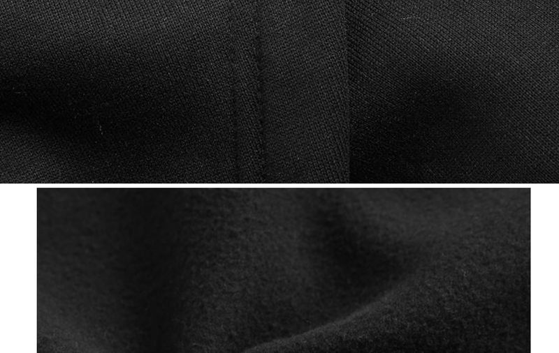 Pulse Foreign Trade Europe et Amérique Vente flash Cape Street Col montant Couleur unie Manches longues Coupe asymétrique Mode Homme_voghion.com