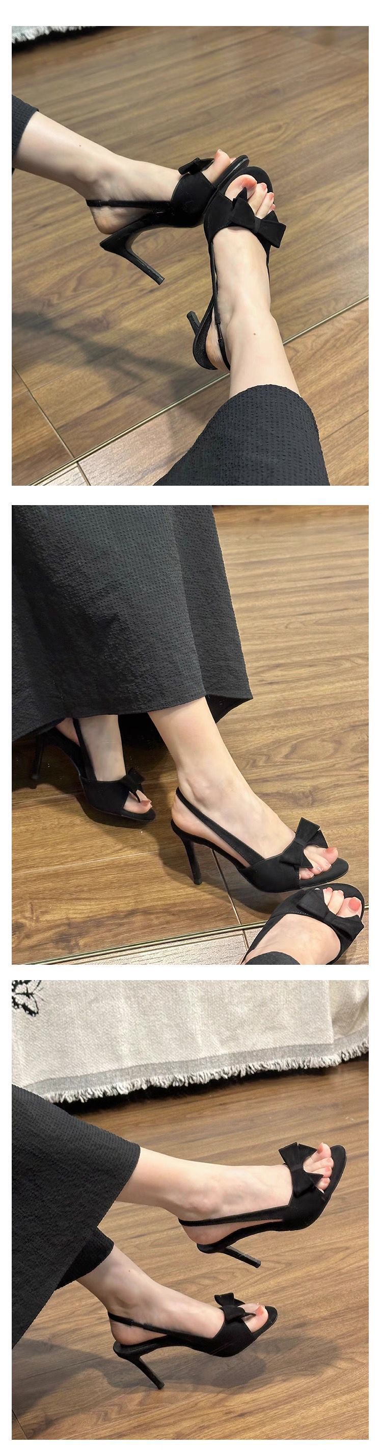 summer Ladies Sexy Hundred Elegant High-heeled Sandals Fashionable And Exquisite Wear Comfortable_voghion.com