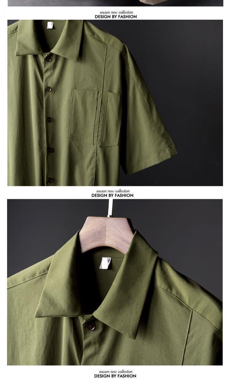 China-Chic Hip Hop Nine Part Pants Men's Summer Workwear One Piece Couple Loose Casual Set_voghion.com