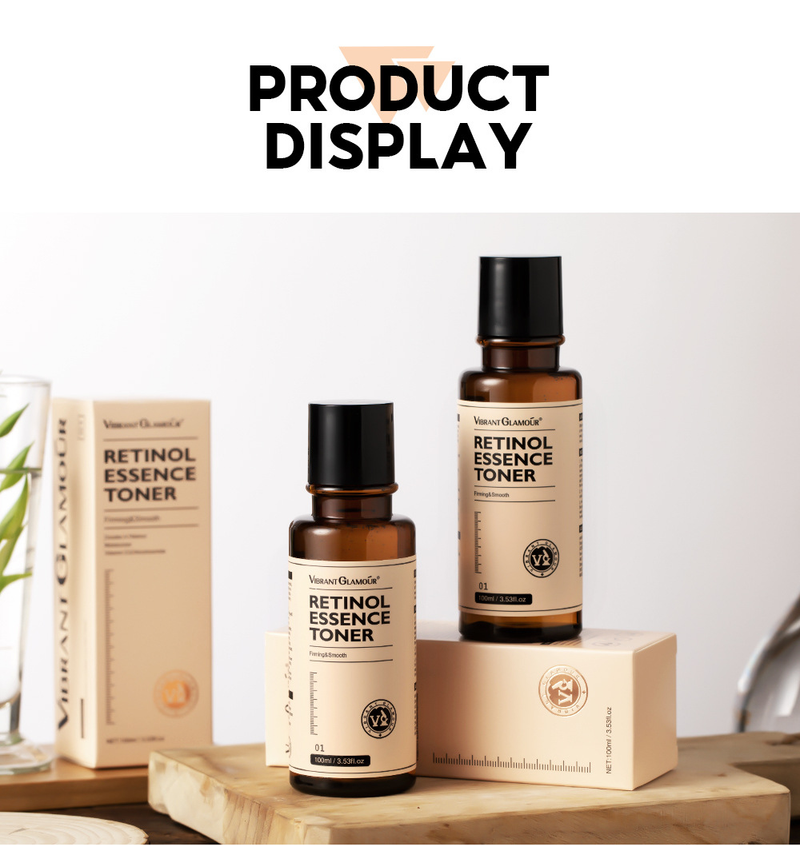 Cross Border VIBRANT GLAMOUR Retinol Toner Öregedésgátló Hidratáló Nikotinamid Bőrápolási Termékek_voghion.com