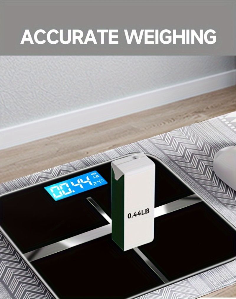 Weight Bathroom Digital Weighing Hine Ultra Wide Platform And Capacity Precise Security Large Number Easy To Read_voghion.com