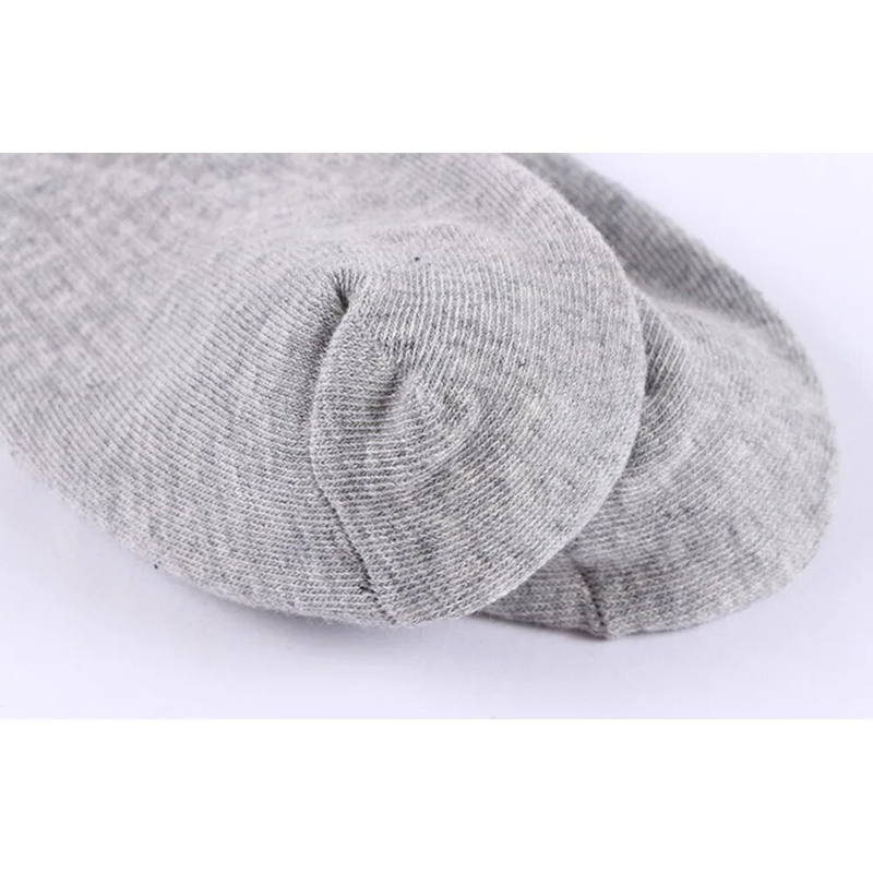 Spring Mid Length Solid Color Small Label Breathable Casual Adult Cotton Men's Socks_voghion.com