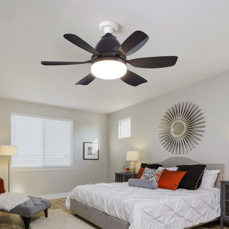 Stropní světla a ventilátory Nové světlo pro ventilátor do obývacího pokoje Stropní lampa s ventilátorem Jednoduché moderní LED světlo pro ventilátor do ložnice_voghion.com