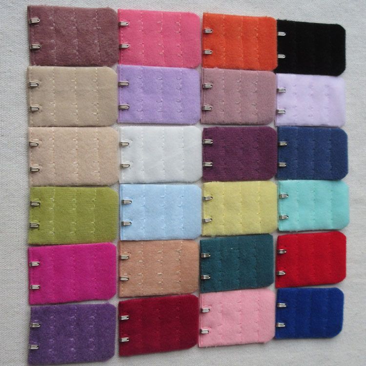 Abbigliamento da donna tre file, due bottoni, fibbia di estensione, fibbia di estensione del reggiseno e della biancheria intima/fibbia di estensione, bottoni a due file_voghion.com