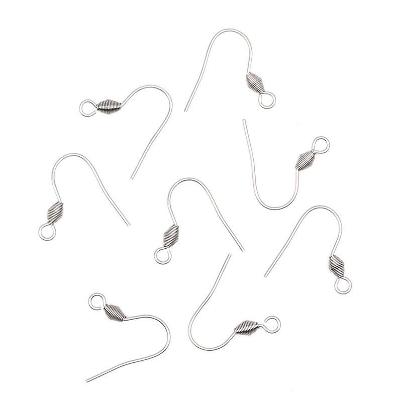 Gancio a molla filettato in stile bohémien, con punto interrogativo a spirale in acciaio inossidabile, accessori per gioielli fai da te_voghion.com
