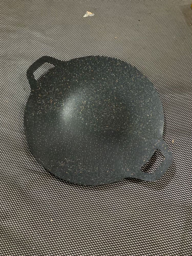Sartén antiadherente para panqueques, plancha, parrilla de piedra Maifan, sin humo, utensilios de cocina para acampar al aire libre_voghion.com