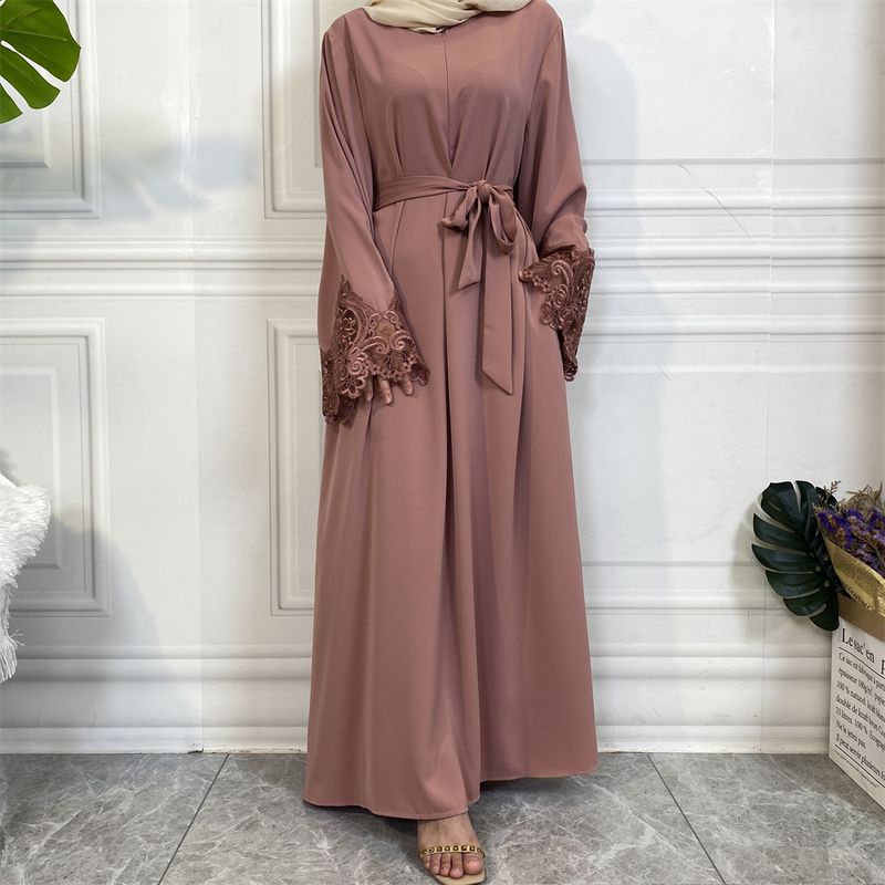 Yeni Müslüman Abaya Elbise Dubai Uzun Kadın Abiye Elbise Fas Kaftanı Anne Ön Fermuarlı Nida Tasarım Kadın Elbisesi Türk Elbiseleri_voghion.com
