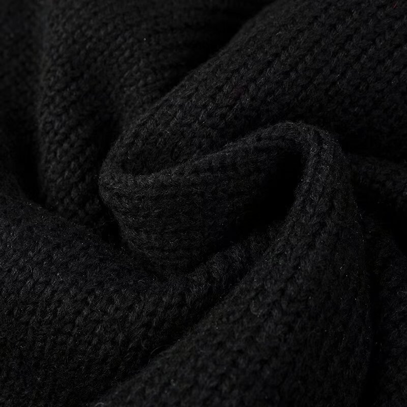 Cardigan en tricot ample à paillettes, deux couleurs, avec nœud de personnalité décoré, à la mode pour femmes_voghion.com