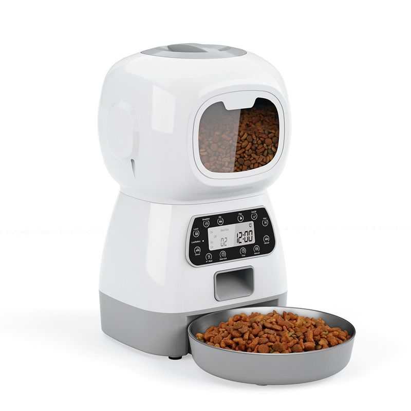 WIFI Intelligent Control 3.5L Elf Pet Feeder Automatisk timing och kvantitativ maskin trådlös APP-matning_voghion.com