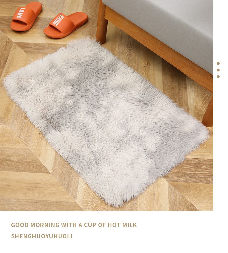 Dywan poliestrowy z nadrukiem tie-dye do sypialni, salonu i gabinetu – miękki, gradientowy dywan o jedwabistym wykończeniu w różnych rozmiarach i kolorach_voghion.com