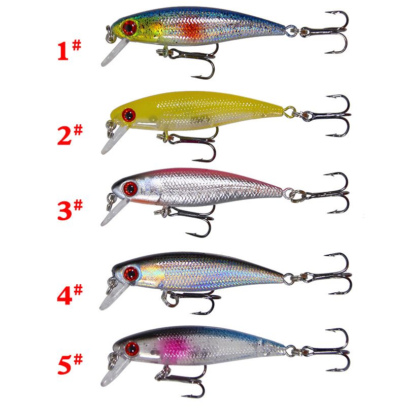 Peibutussööt Minnow uppuv 4,3 g/6,5 cm simulatsiooniga kõva sööt, nagu peibutussööt._voghion.com