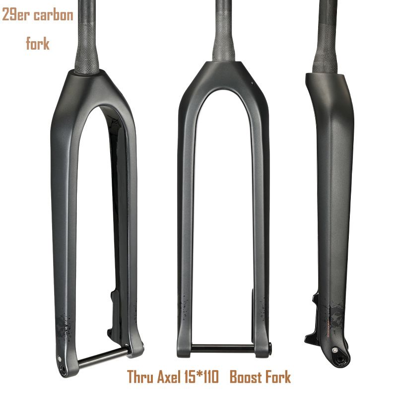 Carbon Fiber BOOST Voor 110*15mm Off-Road Harde Vork Schijfrem Interne Kabelgeleiding_voghion.com