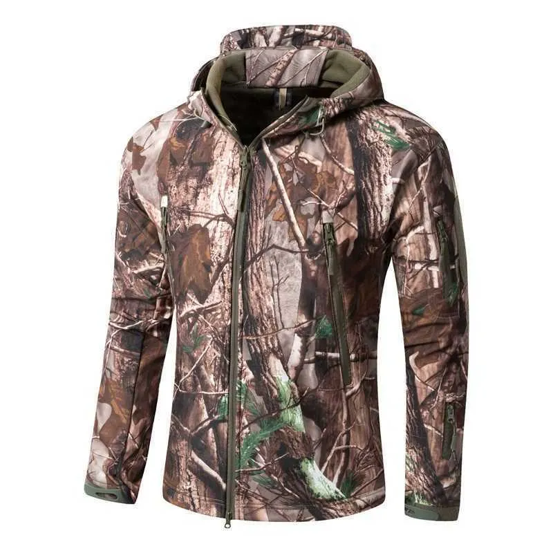 Männerjacketten Dropshipping Lurker Skin Softshell V5 Militär Taktesch Jackett Männer Waasserdicht Mantel Camouflage Kapuzen Arméi_voghion.com