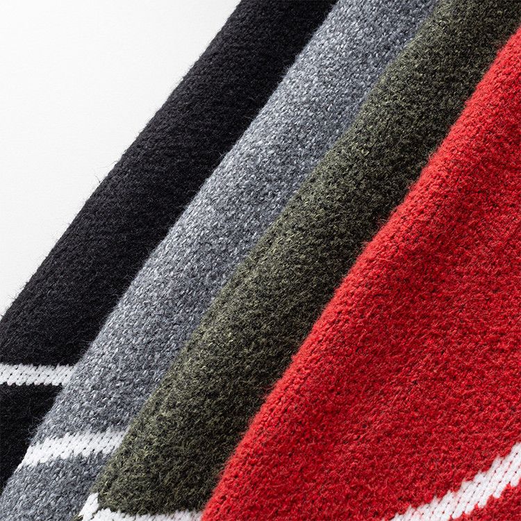 Men's Knit Cardigan With Stand Collar & Zipper - Lightweight Stretchable Pullover For Spring & Autumn | Slim Fit Casual & Business Wear_voghion.com