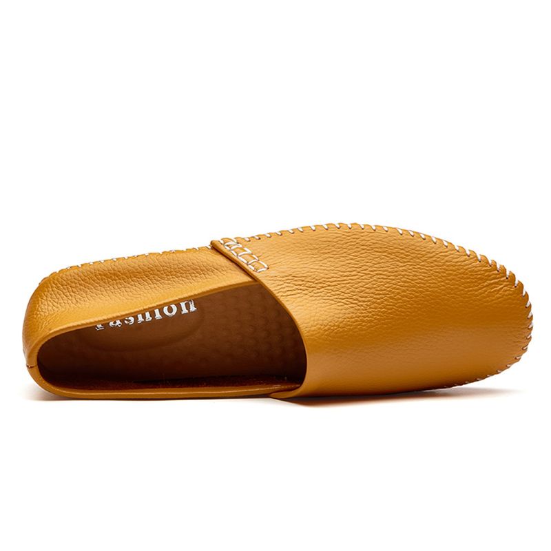 Men's Driving Moccasins Slip-On Loafers - Lightweight Breathable Casual Shoes With Rubber Sole, Comfortable For Daily Wear_voghion.com