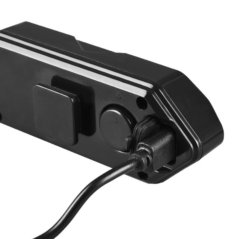 Intelligent remote control turn signal USB charging mountain waterproof taillight 18led bike with horn warning light_voghion.com