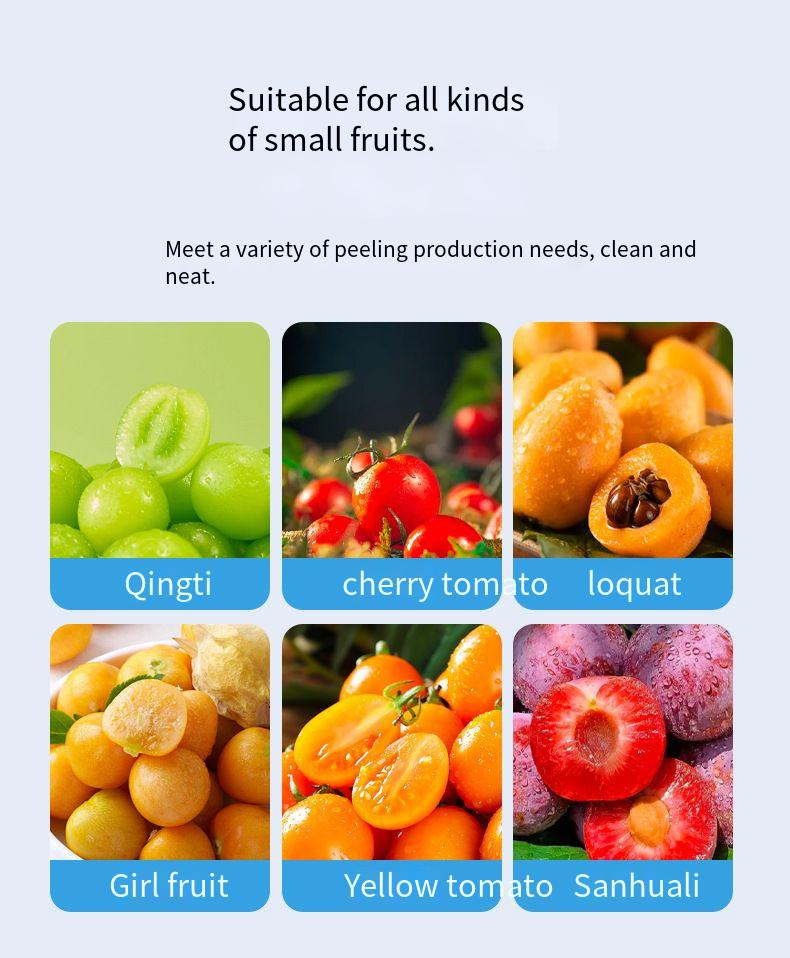Pelador de uvas eléctrico automático para pelar frutas y verduras._voghion.com