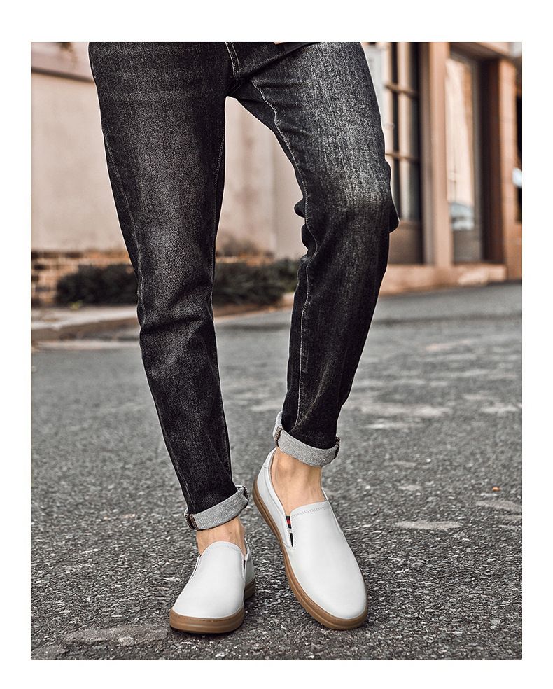 British Board Shoes Are Simple And Comfortable, Trendy With Small Leather Shoes, Work Shoes_voghion.com