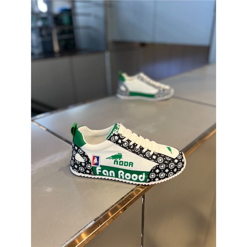 Men's Summer New Breathable Comfortable Casual Slip-On Mesh Print Trendy Shoes_voghion.com