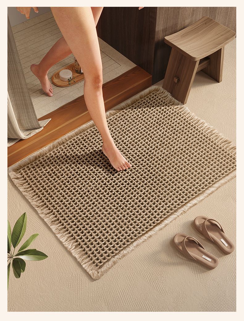 Bathroom Floor Mat Bathroom Entrance Hotel Famous Absorbent Floor Towel Non Slip Foot Mat Bathroom Door Mat Entrance_voghion.com