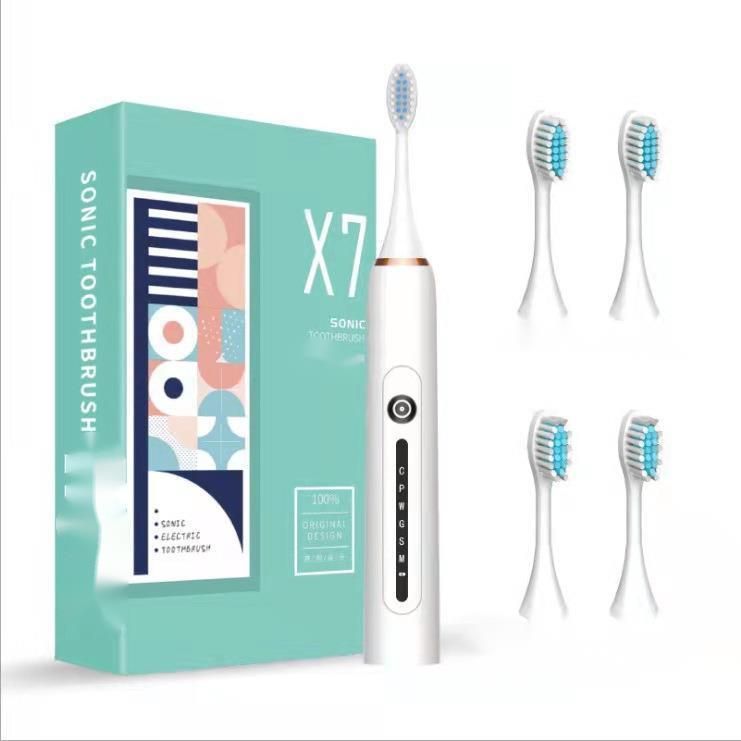 Cepillo de dientes sónico de levitación magnética, 6 velocidades para una limpieza profunda, tecnología ultrasilenciosa con carga USB, para adultos y niños._voghion.com