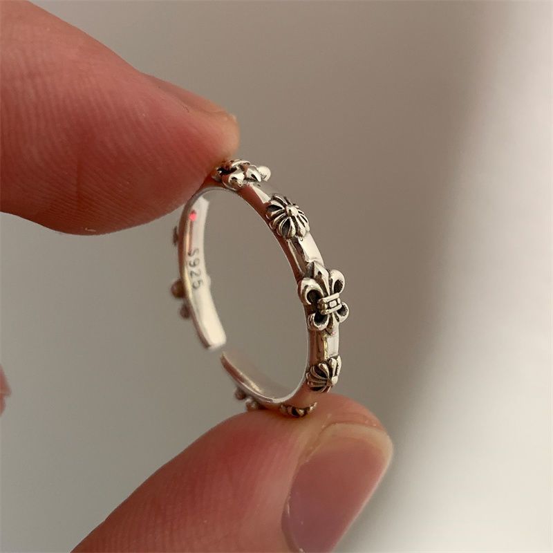 Ke Iris Open For Women's Light Luxury Niche Design Exquisite High Grade Cold Wind Ring_voghion.com
