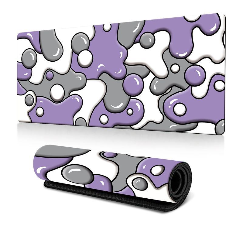 Hot-selling Contrasting Fluid Mouse Pad Large Abstract Fluid Office Table Mat Rubber Non-slip Mousepad_voghion.com