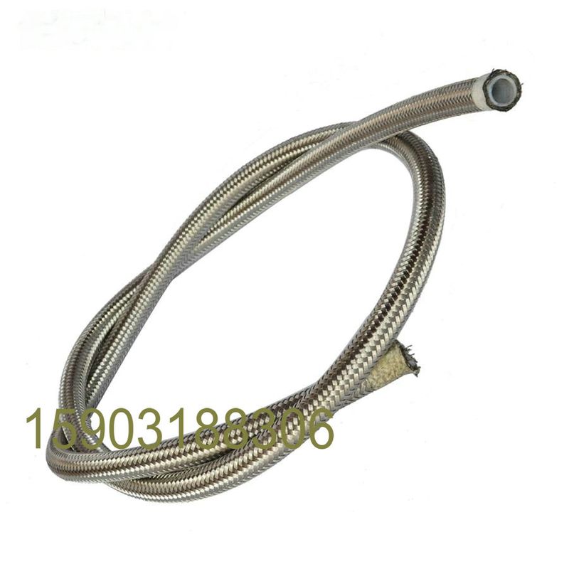 AN3 ID:1/8" Braided SS PTFE Car Motorcycle Hydraulic Brake Fuel e Hose 1M_voghion.com